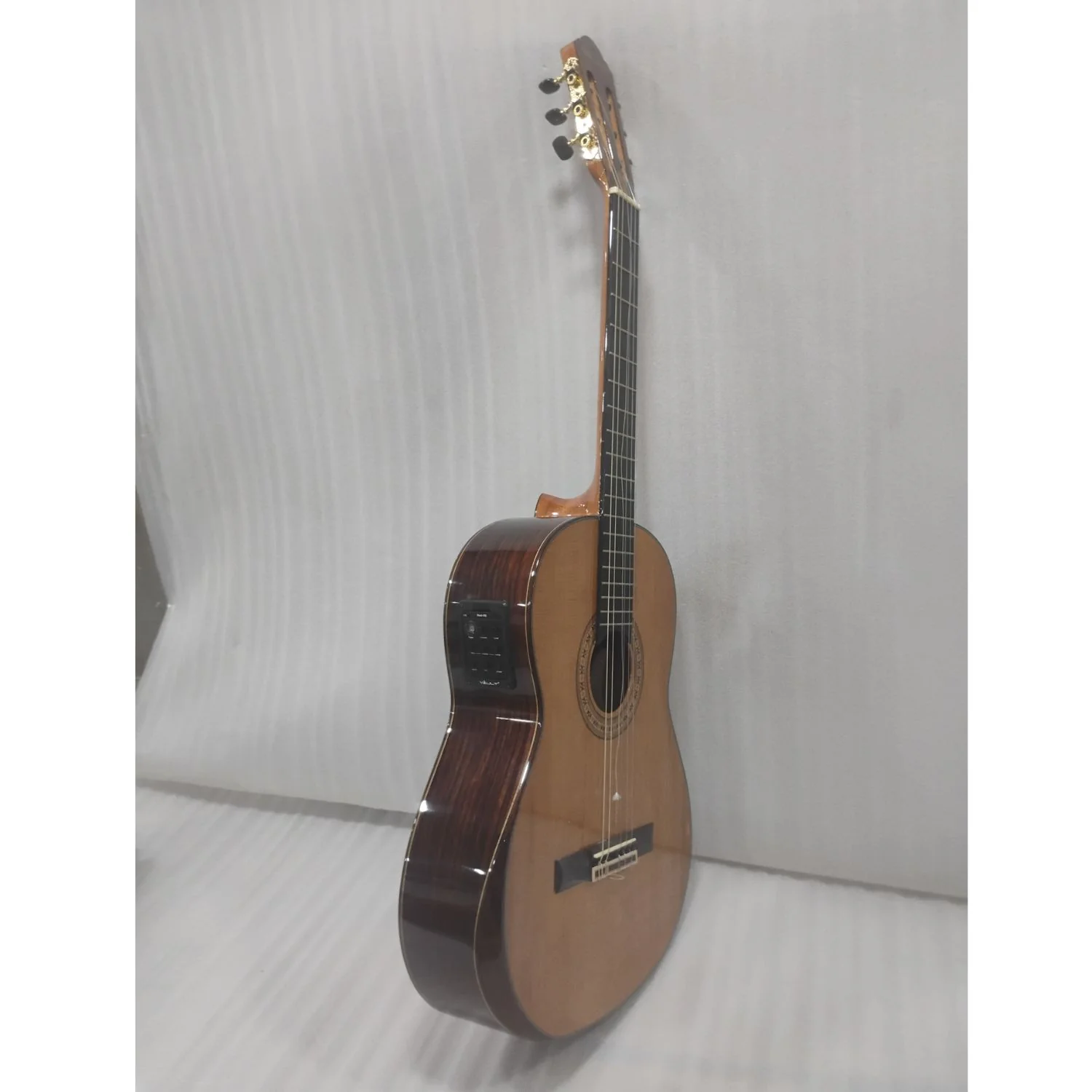 Vault Performer Pro Premium Classical Guitar with All Solid wood and Transacoustic EQ with Delay, Reverb, Chorus onboard effects - Open Box - Image 8