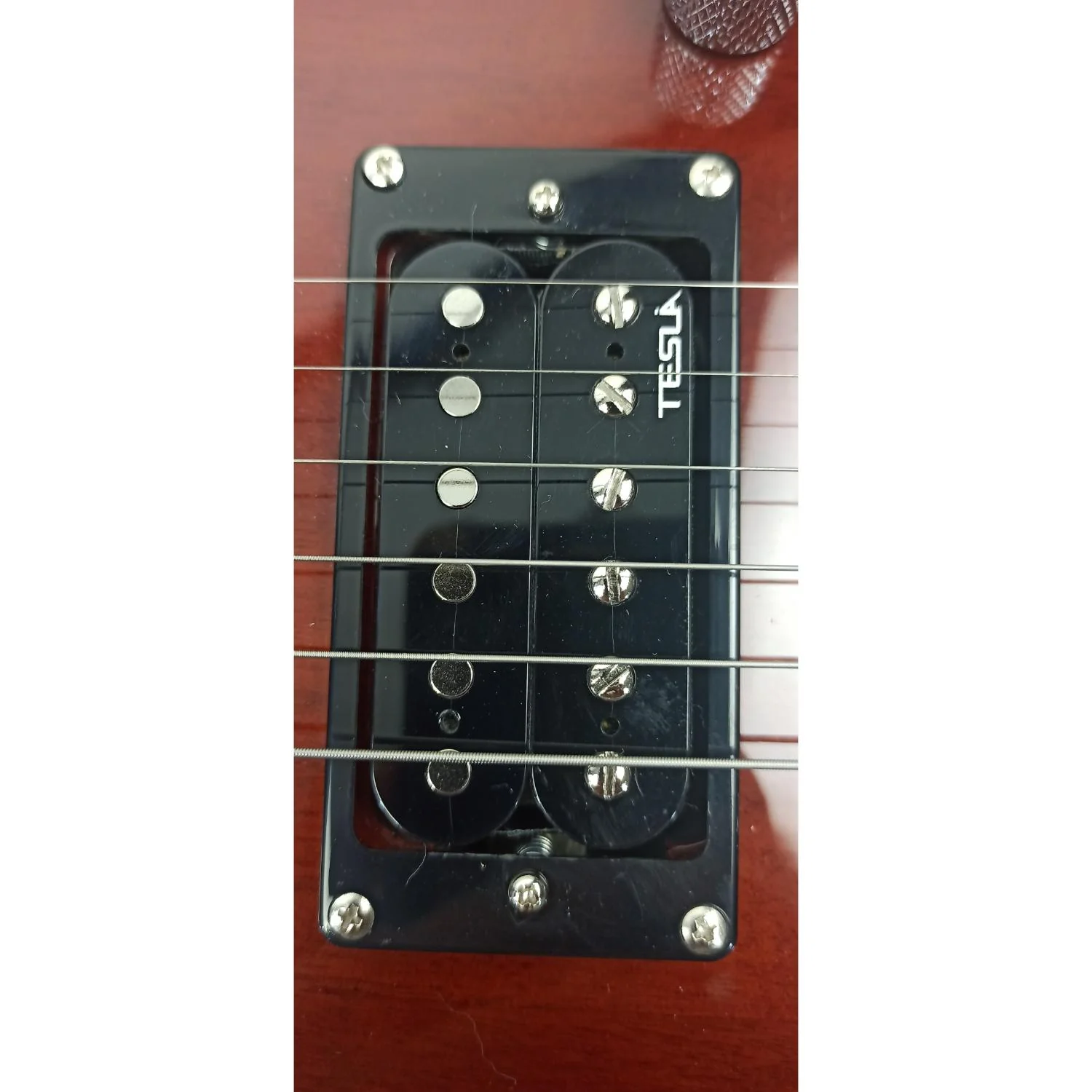 Vault Performer Pro RG 6 String Electric Guitar - High Gloss Solid Mahogany - Open Box - Image 14