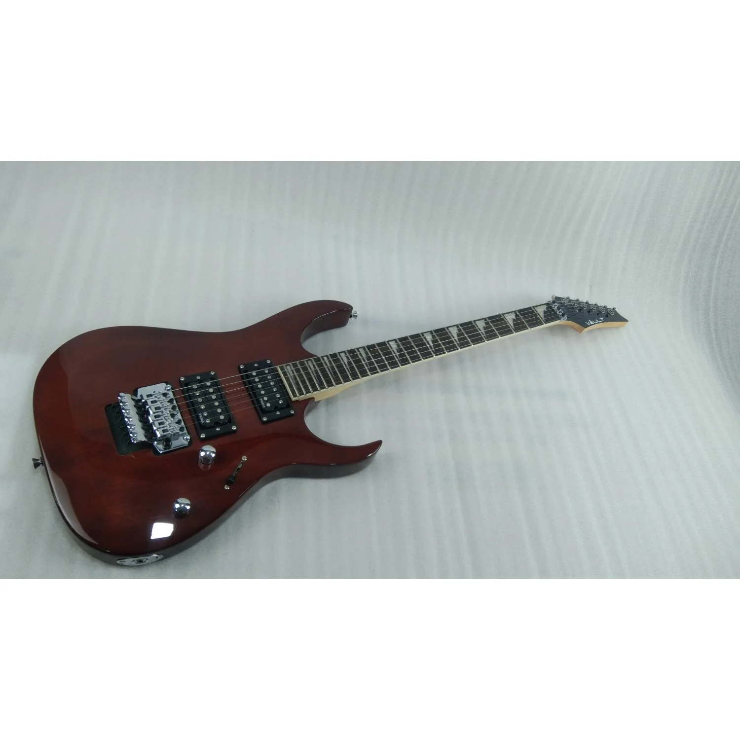 Vault Performer Pro RG 6 String Electric Guitar - High Gloss Solid Mahogany - Open Box - Image 39