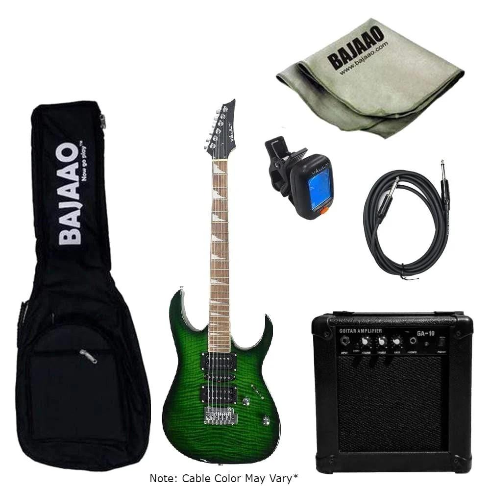 Vault RG1 Soloist Premium Electric Guitar with Gigbag, Amplifier, Tuner, Cable, Polishing Cloth & Ebook - Image 18