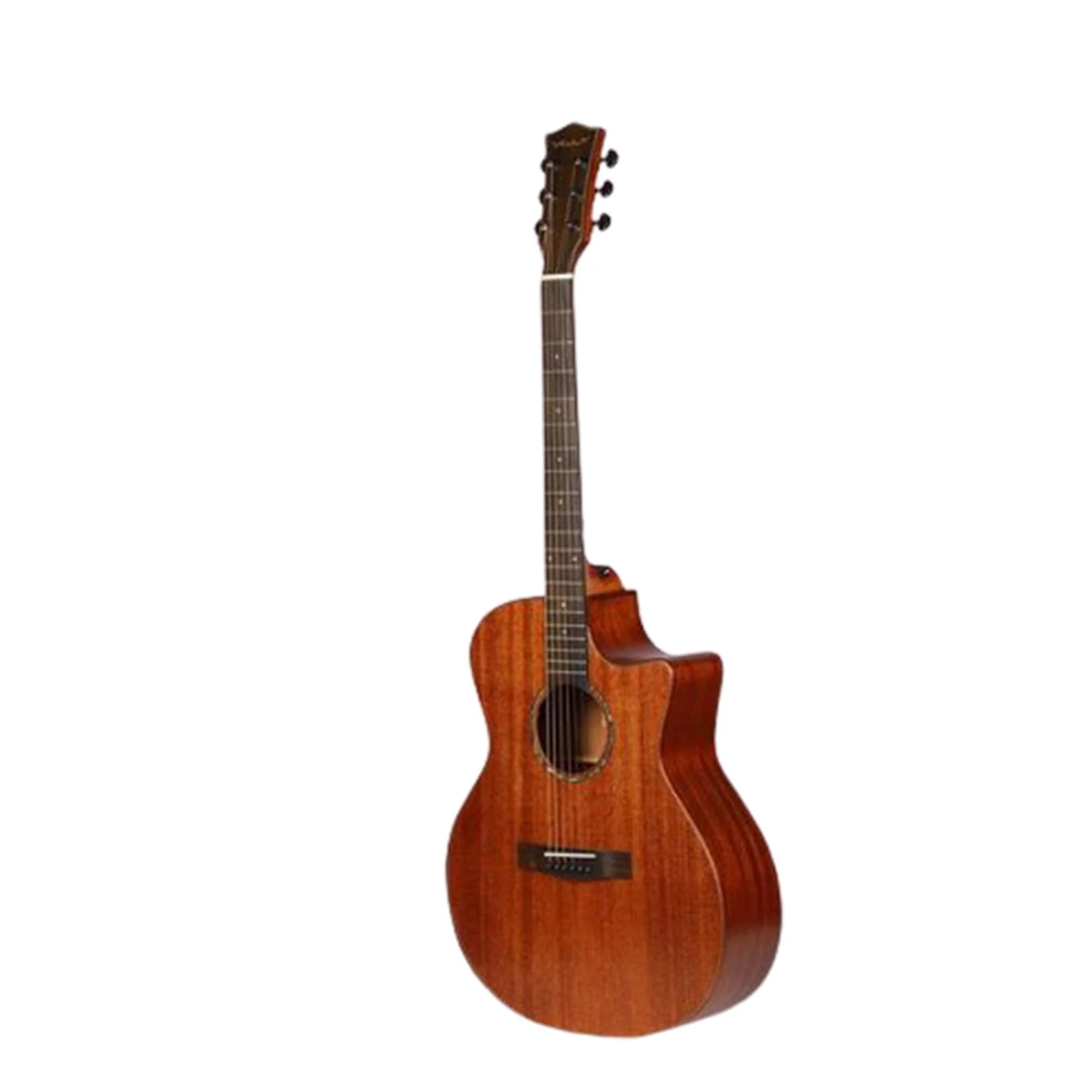 Vault S360T-SK 41 inch Premium Cutaway Electro Acoustic Guitar Bundle with Amplifier, Cable and Tuner - Image 4