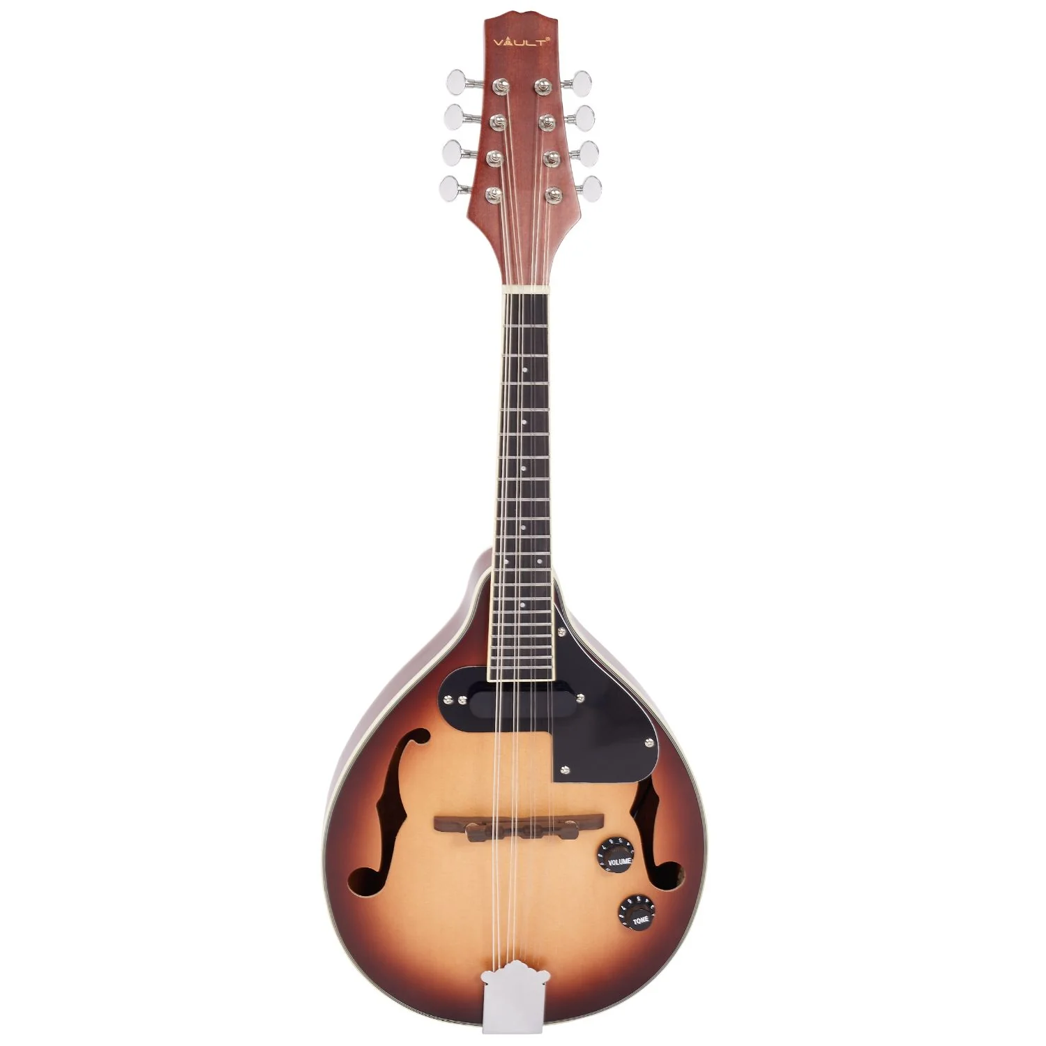 Vault Sajni A-Style Solid Spruce Top Electro-Acoustic Mandolin – Tobacco Sunburst, with EQ & Bag - Image 11