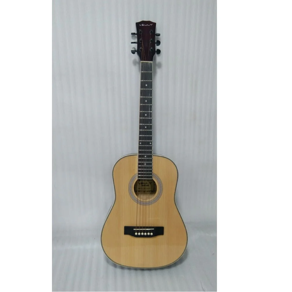Vault Traveller 34 Inch Acoustic Guitar - Natural Gloss - Open Box B Stock - Image 10