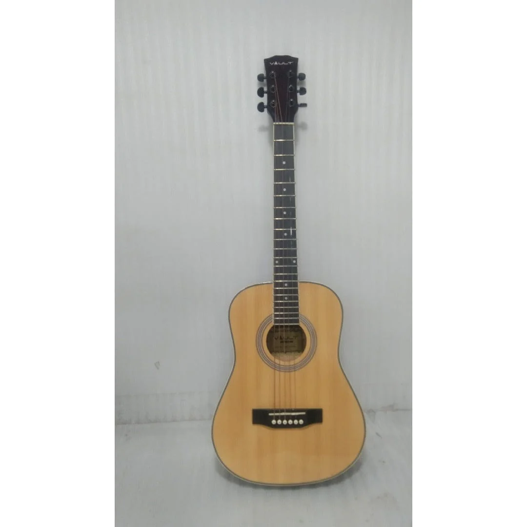 Vault Traveller 34 Inch Acoustic Guitar - Natural Gloss - Open Box B Stock - Image 36