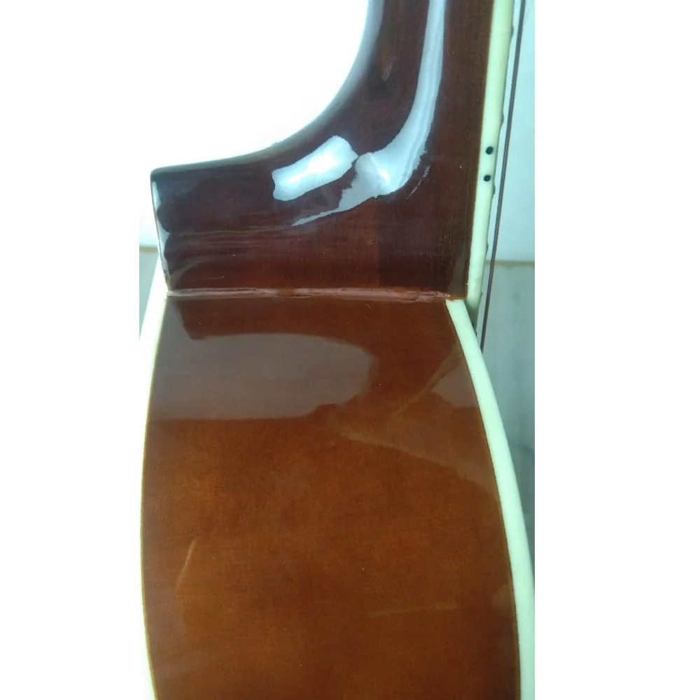 Vault Traveller 34 Inch Acoustic Guitar - Natural Gloss - Open Box B Stock - Image 8