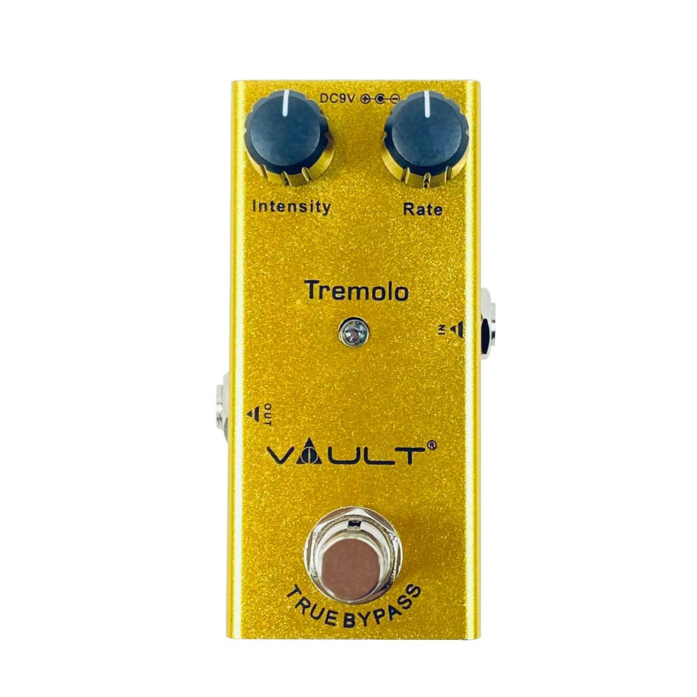 Vault Tremolo Effects Pedal With all Metal Body, Small Footprint & 3 Year Warranty