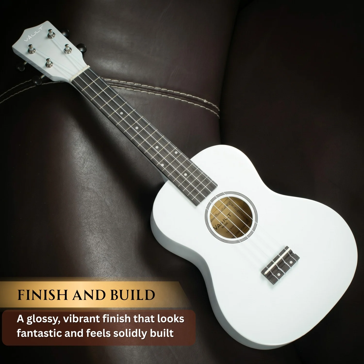 Vault UK-003 Concert Colourful Ukulele 23 inch With Gig Bag - Image 40