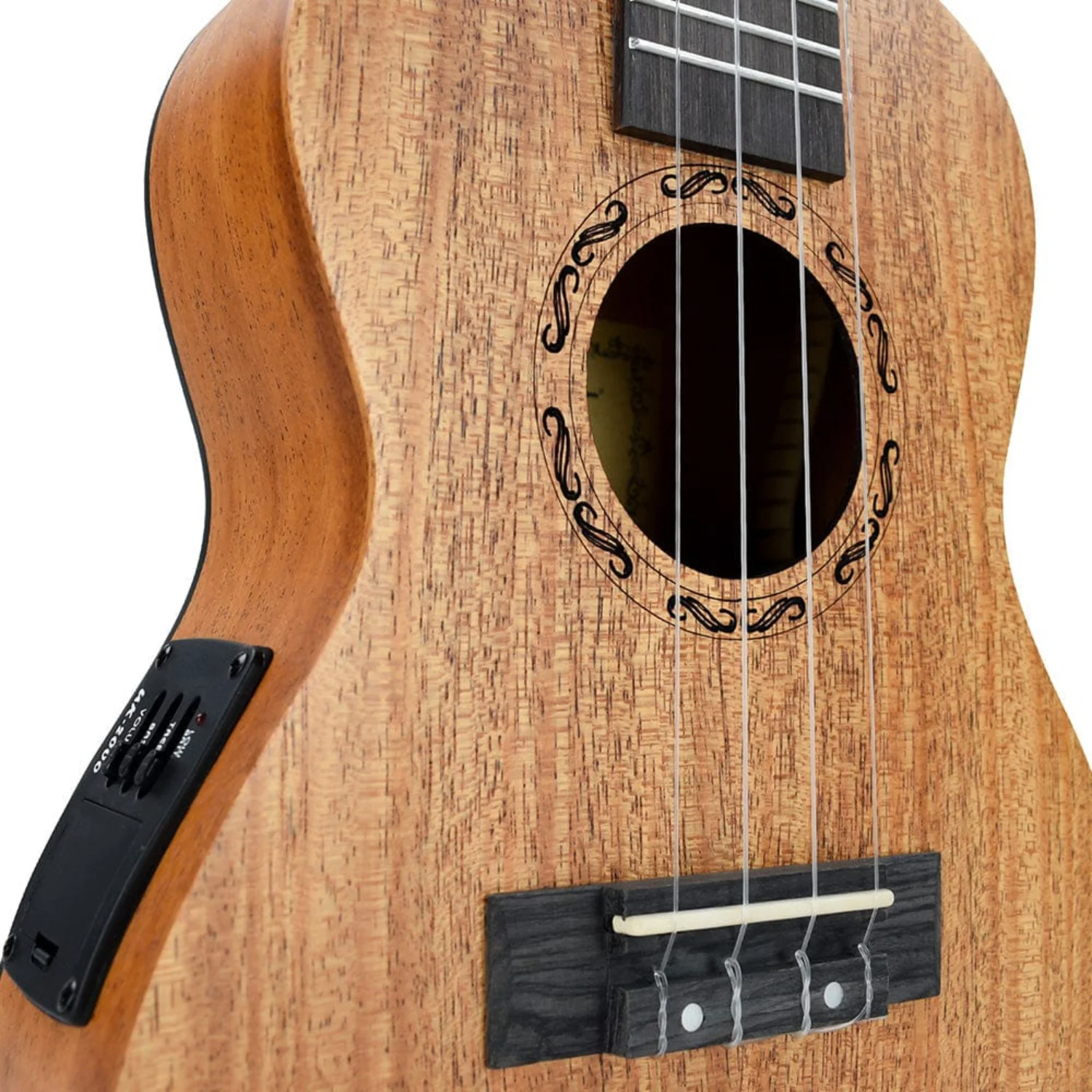 Vault UK-2000C 23-Inch Solid Mahogany Top Premium Concert Ukulele With Gigbag - Image 6