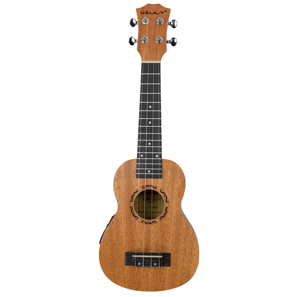 Vault UK-2000S 21-Inch Solid Mahogany Top Premium Soprano Ukulele With Gigbag - Image 14