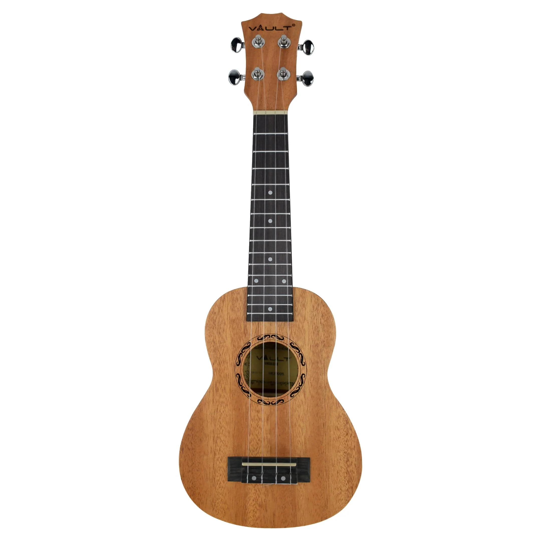 Vault UK-2000S 21-Inch Solid Mahogany Top Premium Soprano Ukulele With Gigbag - Image 2