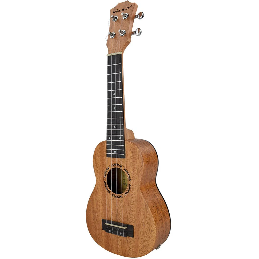 Vault UK-2000SCE 21-Inch Solid Mahogany Top Premium Electro-Acoustic Soprano Ukulele With EQ & Gigbag - Image 5