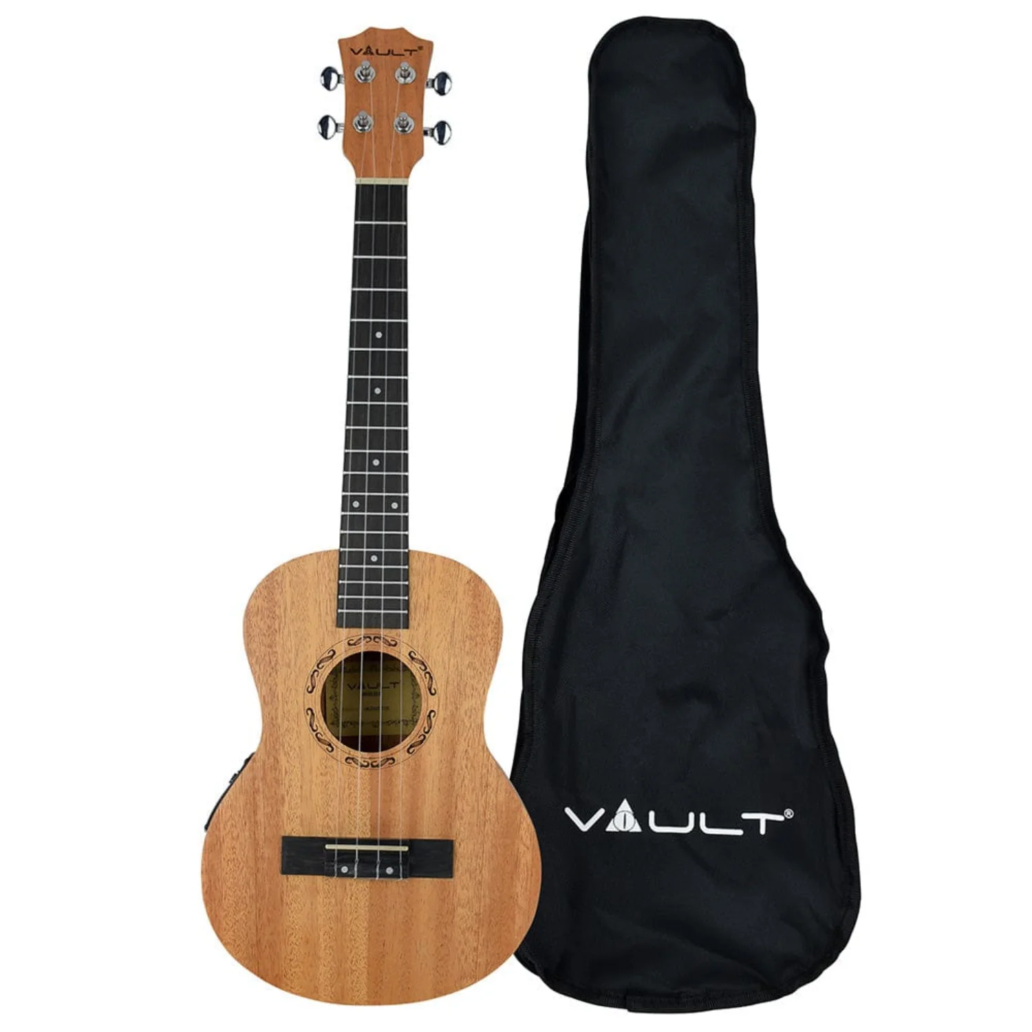 Vault UK-2000T 26-Inch Solid Mahogany Top Premium Tenor Ukulele With Gigbag