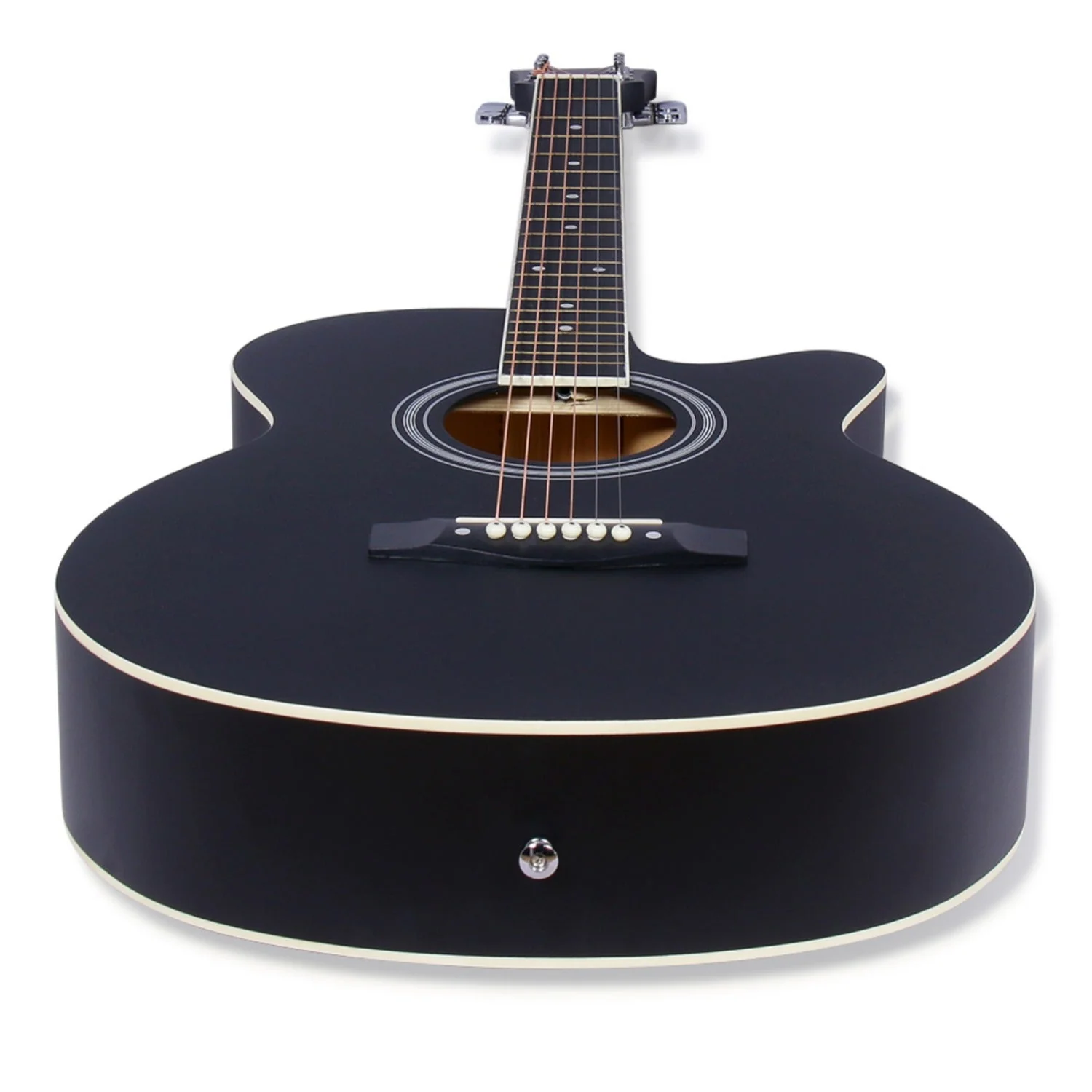 Vault UK-200C 23" Premium Walnut Laminate with Side Soundport Concert Ukulele - Open Box - Image 10