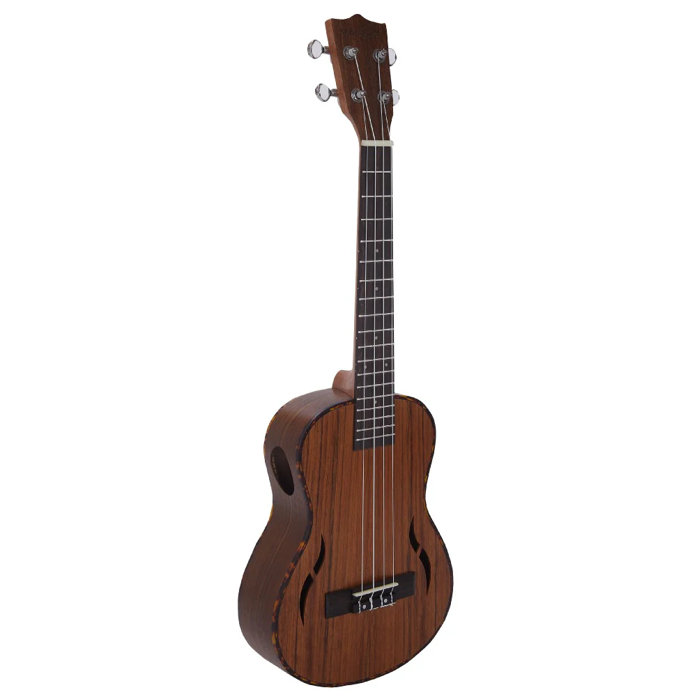 Vault UK-200C 23" Premium Walnut Laminate with Side Soundport Concert Ukulele - Open Box - Image 11