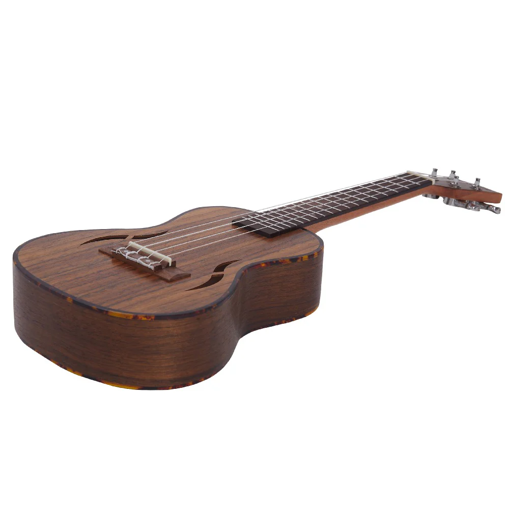 Vault UK-200T 26" Premium Walnut Laminate with Side Soundport Tenor Ukulele - Open Box - Image 11