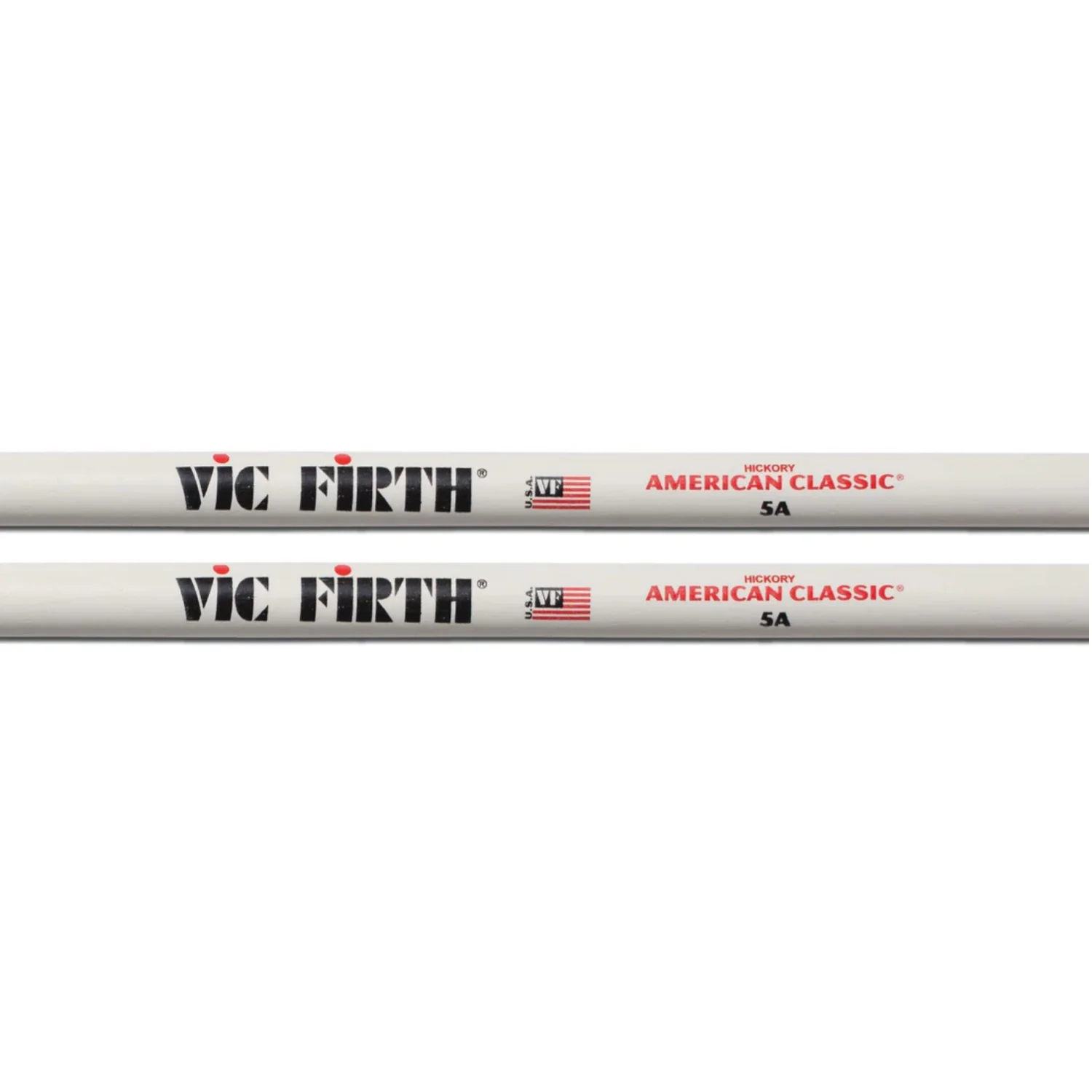 Vic Firth 5AW American Classic Wood Tip Drumstick - White - 5A - Image 2
