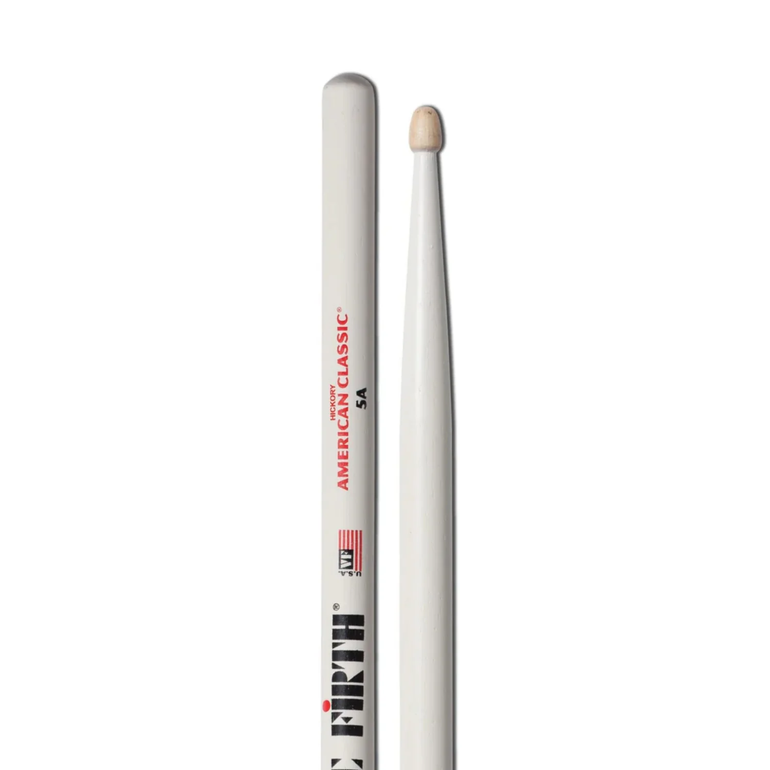 Vic Firth 5AW American Classic Wood Tip Drumstick - White - 5A - Image 4