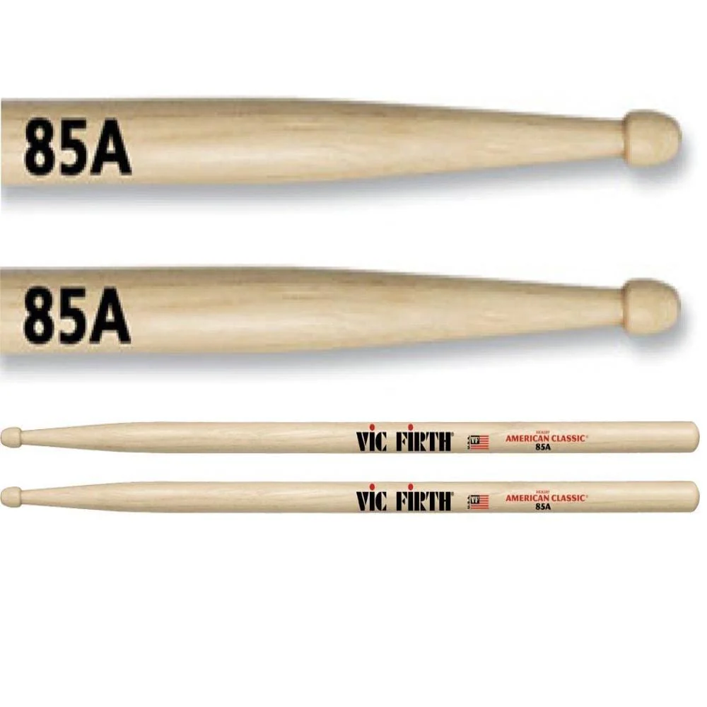 Vic Firth Darshan Doshi Signature American Classic Drumsticks - Wooden Tip - 85A - Image 4