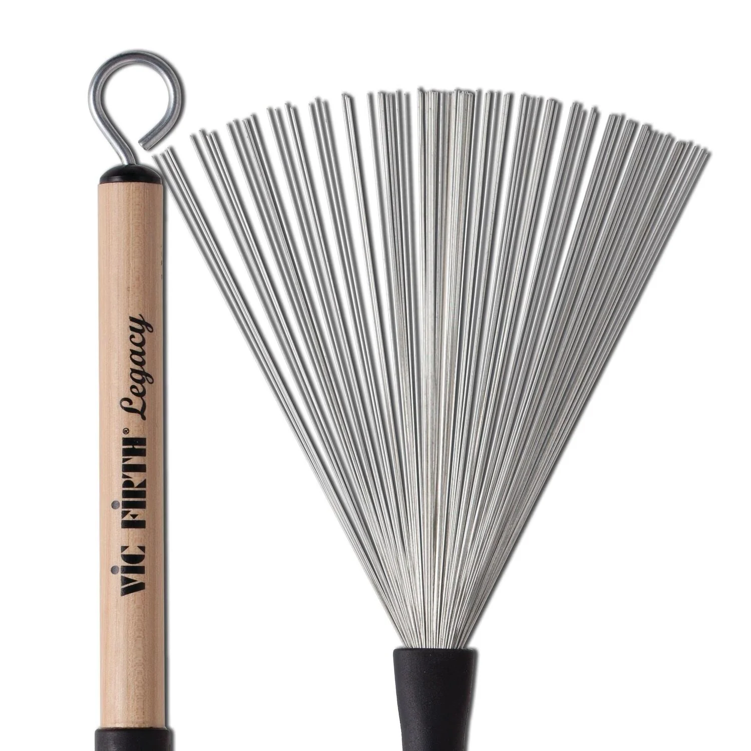 Vic Firth LB Legacy Wooden Handle Drum Brush - Image 3