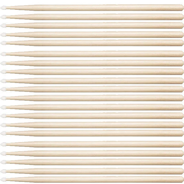 Vic Firth VICP10PR Drum Stick (10 Pair In A Bag) - Nylon