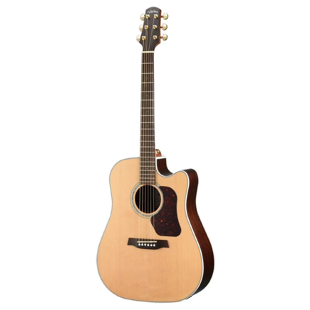 Walden D600CE Natura Dreadnought Cutaway Electro Acoustic Guitar With Gigbag