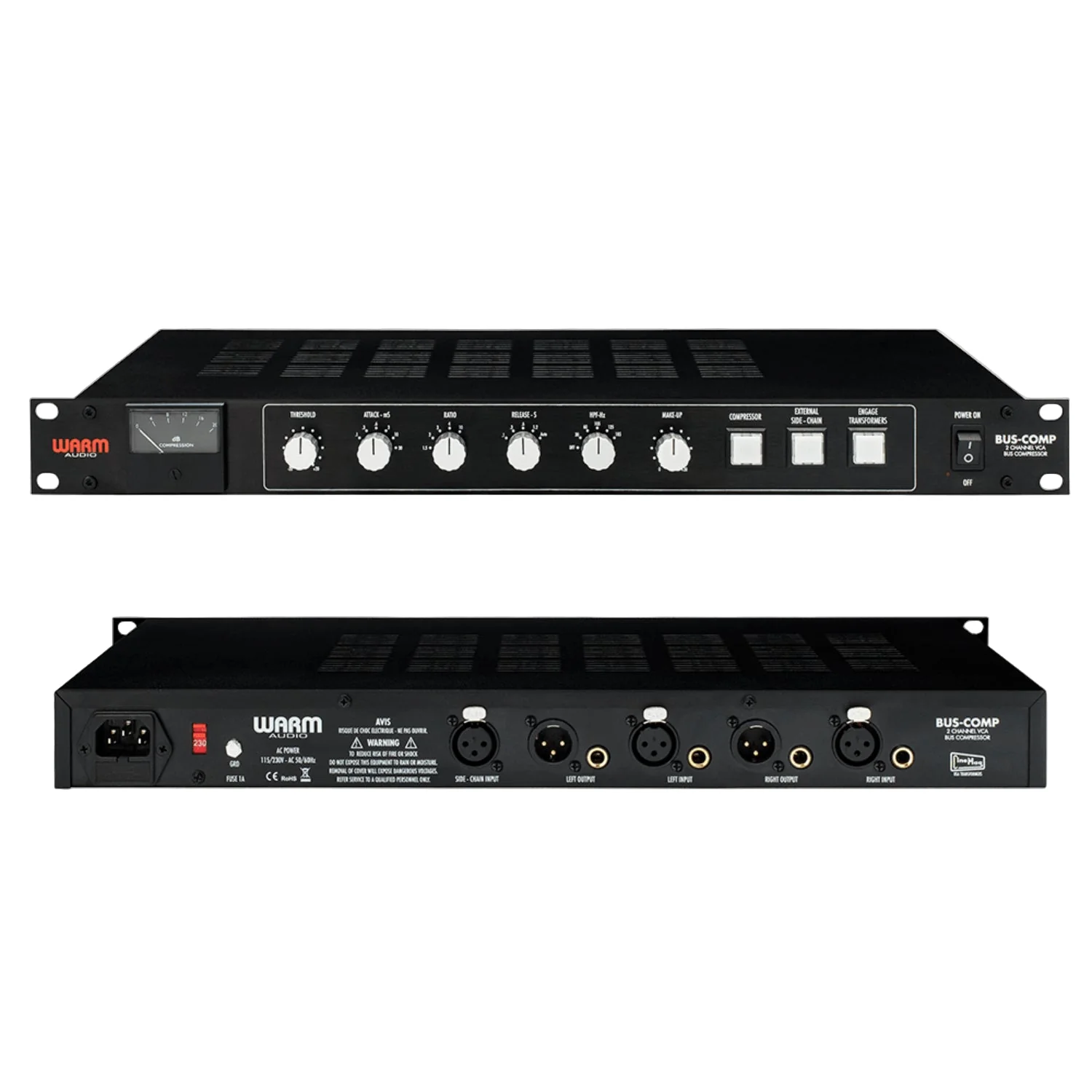 Warm Audio Bus Comp 2 Channel VCA Bus Compressor - Image 2