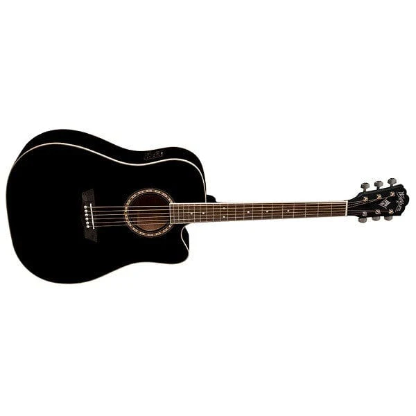 Washburn WD10CEB/BL/R Apprentice Series Acoustic Guitar