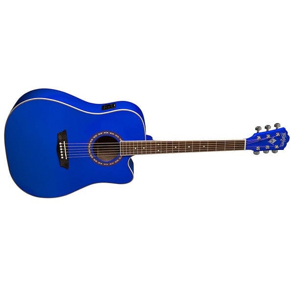 Washburn WD10CEB/BL/R Apprentice Series Acoustic Guitar - Image 2