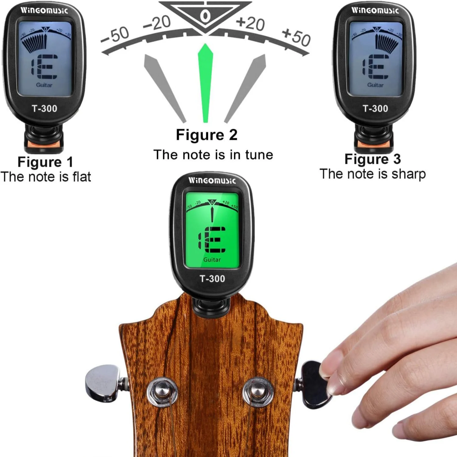 Wingo T-300 Guitar Tuner - Image 2