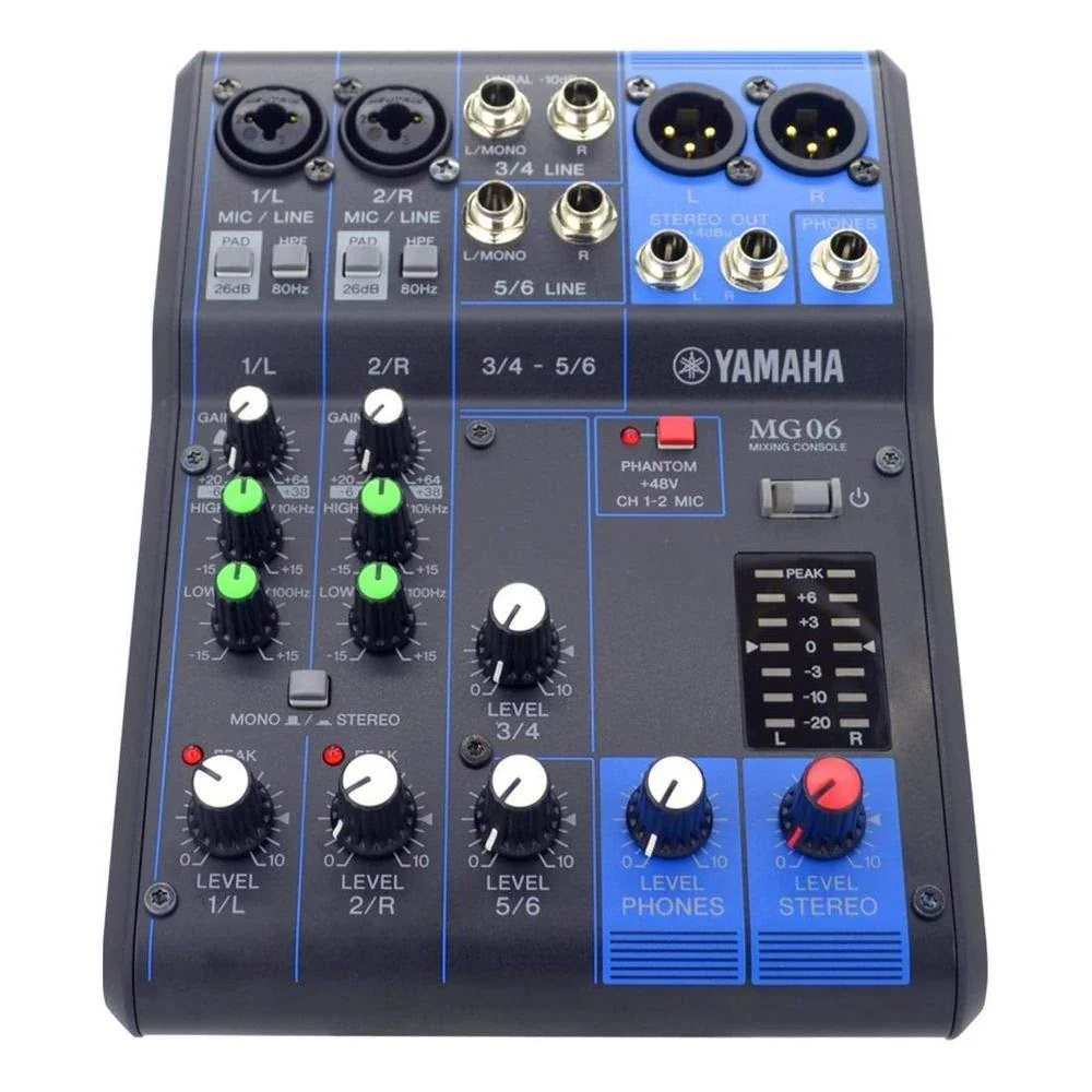 Yamaha MG-06 MG Series Analog Mixing Console - Image 3