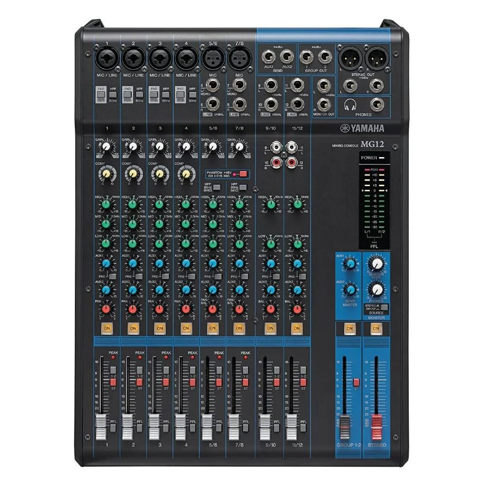 Yamaha MG12 12 Channel Mixer - Image 2