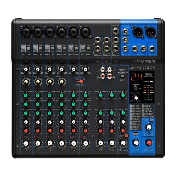 Yamaha MG12XUK 12 Channel Analog Mixer