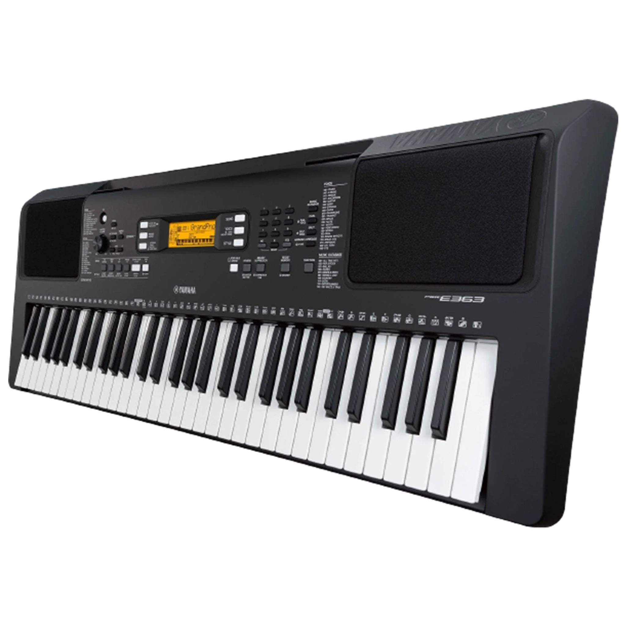 Yamaha PSR-E363 61-Key Touch Sensitive Portable Keyboard with Stand, Gig Bag, Polishing Cloth and Headphones - Image 3