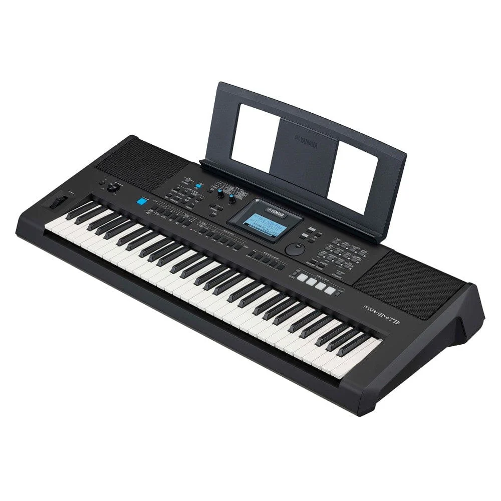 Yamaha PSR-E473 61-Key Touch-Sensitive Portable Keyboard with Polishing Cloth, Dust Cover, Online Lessons & Ebook - Image 5