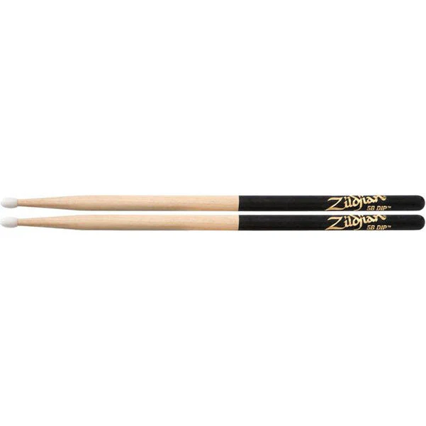Zildjian 5BND DIP Nylon Tip Drumsticks - 5B