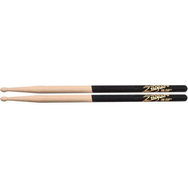 Zildjian 5BWD DIP Wooden Tip Drumsticks - 5B