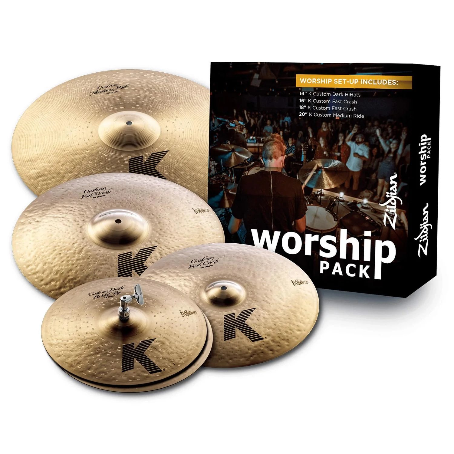 Zildjian KC0801W Worship Pack Cymbal Set