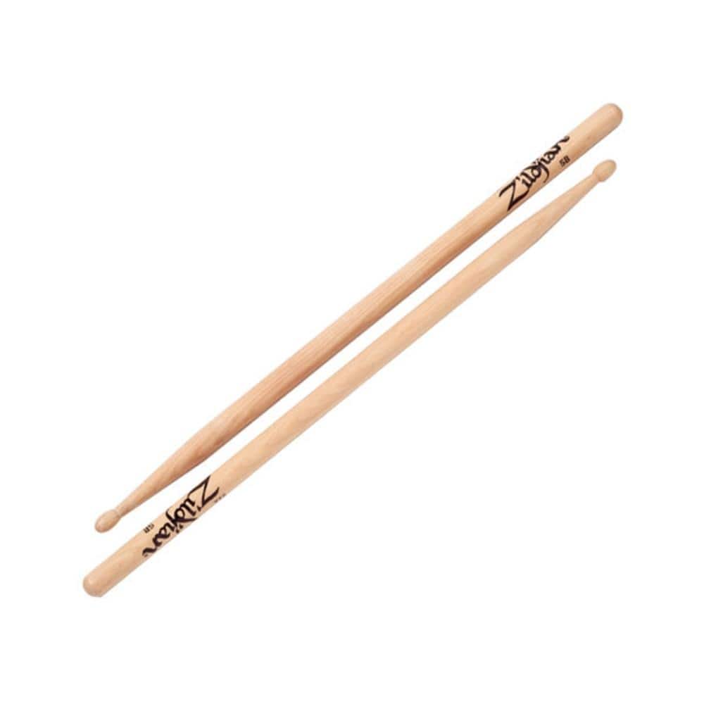 Zildjian Z5B Natural Wood Tip Drumsticks - 5B