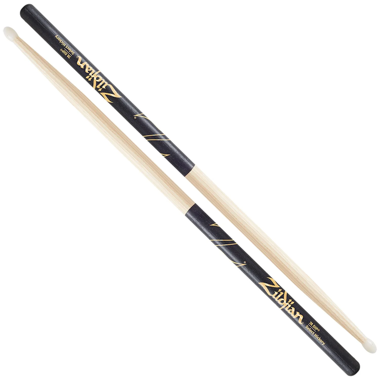 Zildjian Z7AND Nylon Tip Hickory Drumsticks - 7A