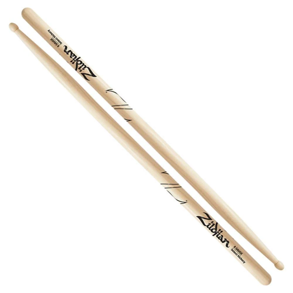 Zildjian ZG8 Gauge Series Wood Tip Drumsticks, 8 Gauge