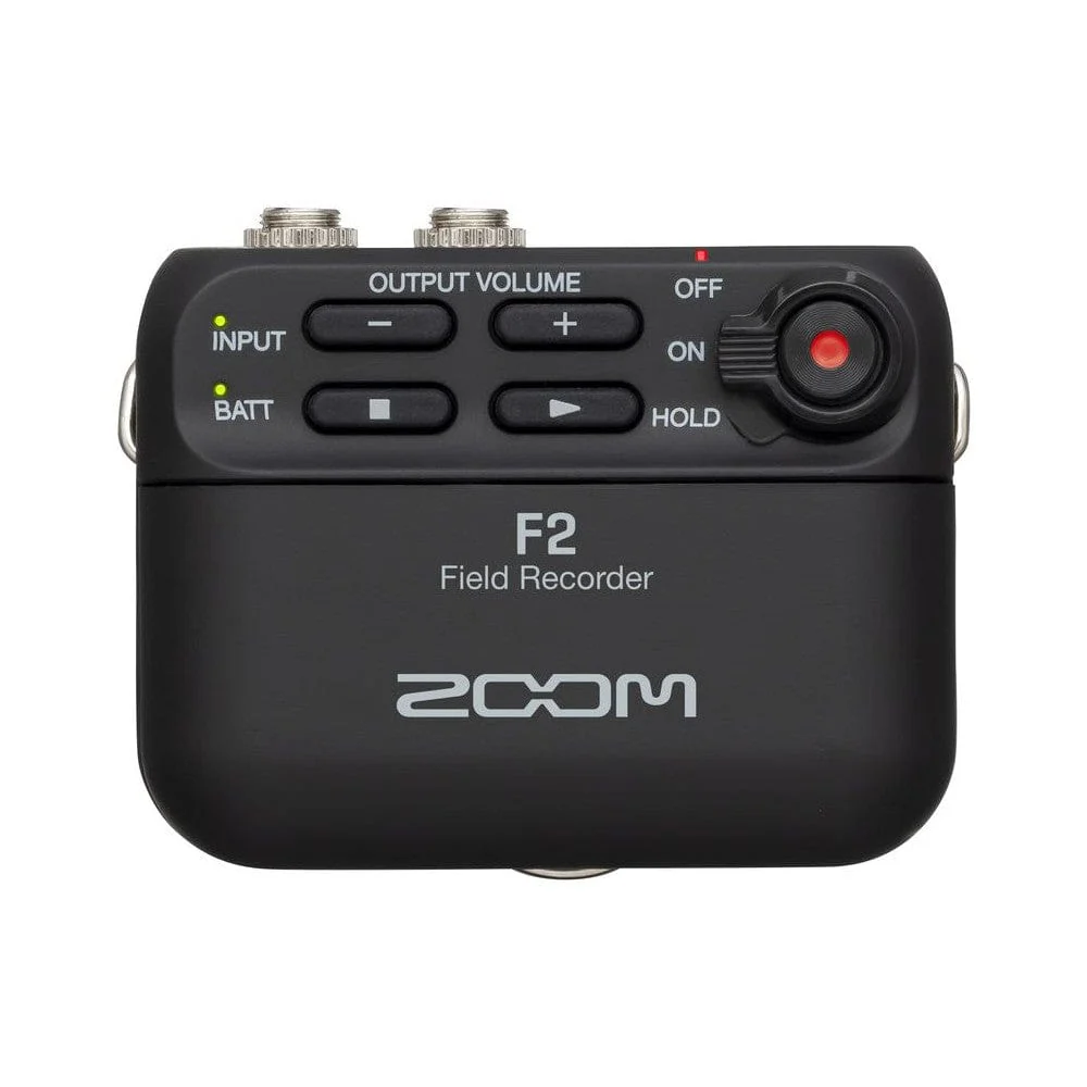 Zoom F2 Field Recorder and Lavalier Microphone