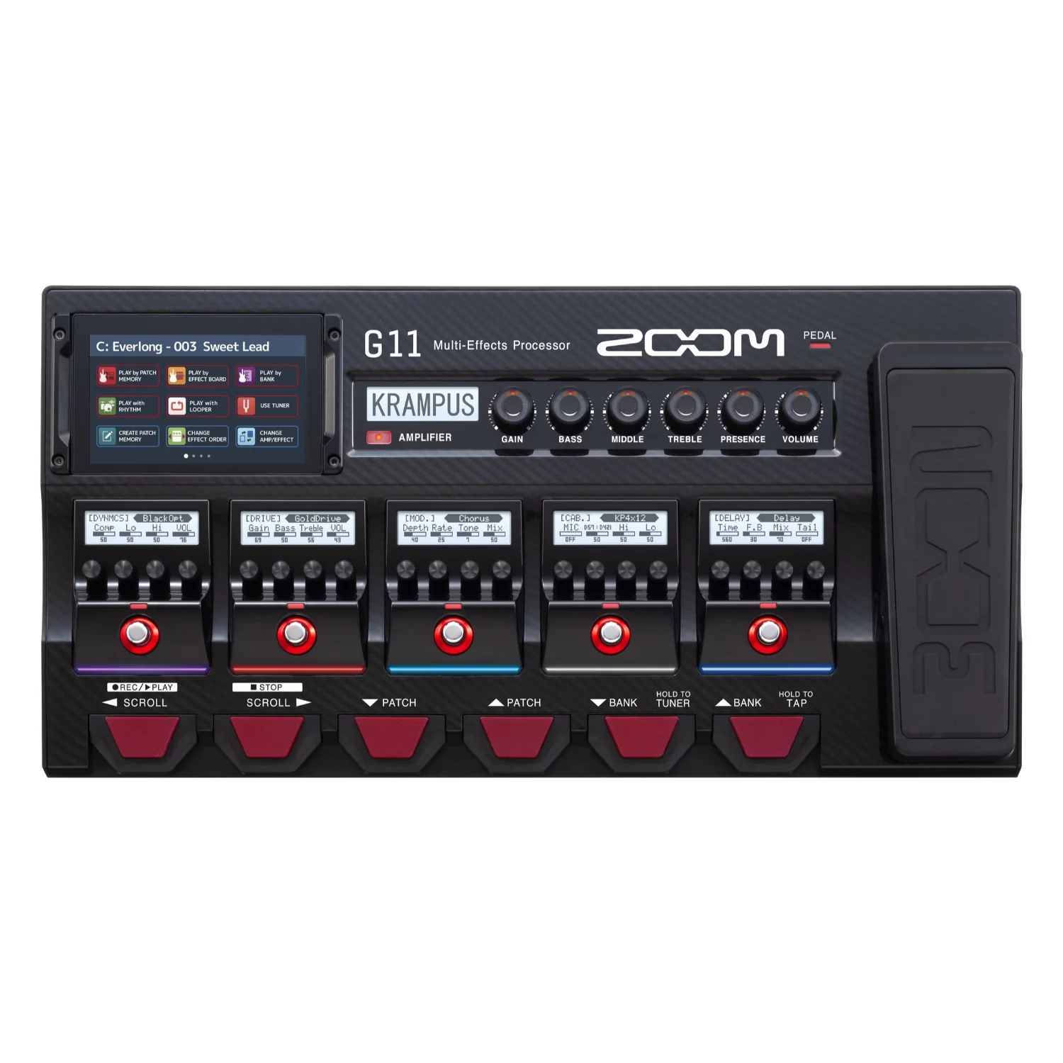 Zoom G11 Multi Effects Processor for Guitars